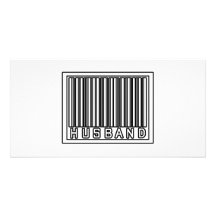 Barcode Husband Photo Card