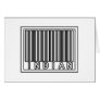 Barcode Indian Greeting Card
