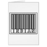 Barcode Indian Greeting Cards
