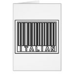 Barcode Italian Cards