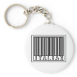 Barcode Italian Keychains