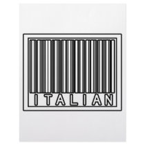 Barcode Italian letterhead