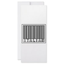 Barcode Italian Full Color Rack Card