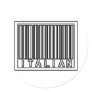 Barcode Italian Stickers