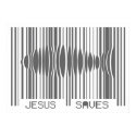 Barcode Jesus Saves posters