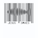 Barcode Jesus Saves shirt