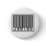 Barcode Jewish Pin