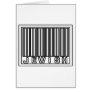 Barcode Jewish Greeting Card