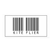Barcode Kite Flier posters
