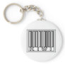 Barcode Kiwi Keychain