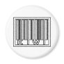Barcode Kiwi Fridge Magnet