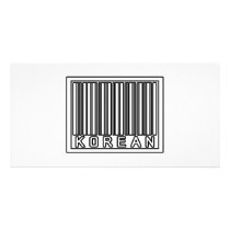 Barcode Korean photo cards