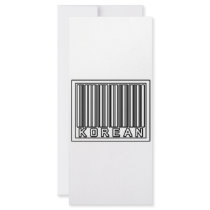 Barcode Korean rack cards