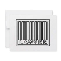 Barcode Lawyer invitations by lawyershirts Barcode Lawyer invitations