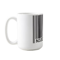 Barcode leetspeak - Need to Escape Mug