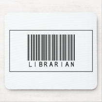 Barcode Librarian mousepads by crazygoodstuff Barcode Librarian mousepads