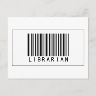 Barcode Librarian postcard