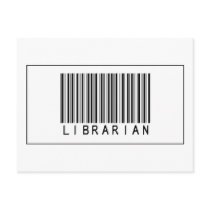 Barcode Librarian postcards