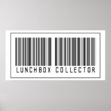 Barcode Lunchbox Collector Posters