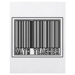 Barcode Math Teacher flyers