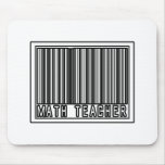 Barcode Math Teacher Mouse Pad