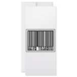 Barcode Math Teacher Customized Rack Card