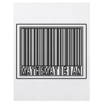 Barcode Mathematician flyers by Mathematician_Shirts Barcode Mathematician flyers