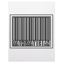 Barcode Mathematician letterhead by Mathematician_Shirts Barcode Mathematician letterhead