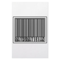 Barcode Mathematician stationery by Mathematician_Shirts Barcode Mathematician stationery