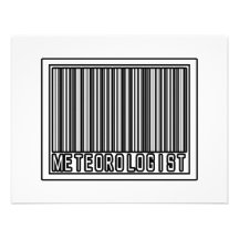 Barcode Meteorologist Personalized Invite