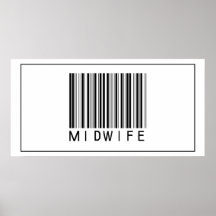 Barcode Midwife Poster