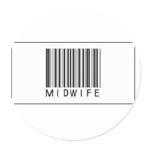 Barcode Midwife stickers by crazygoodstuff Barcode Midwife stickers