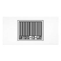 Barcode Mother-In-Law photo cards by Mother_In_Law_Shirts Barcode Mother-In-Law photo cards