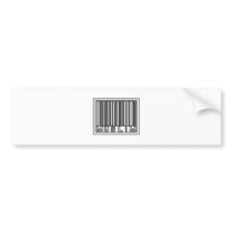 Barcode Muslim bumper stickers by Muslim_Shirts Barcode Muslim bumper stickers