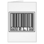 Barcode Muslim Greeting Cards