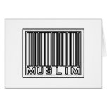 Barcode Muslim Greeting Cards