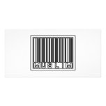 Barcode Muslim Photo Greeting Card