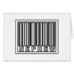 Barcode Nephew Greeting Cards
