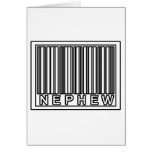 Barcode Nephew Greeting Cards