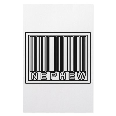 Barcode Nephew Stationery by Nephew_Shirts