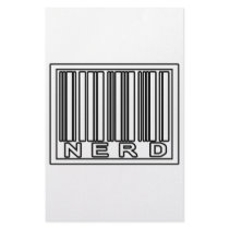 Barcode Nerd stationery