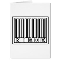 Barcode Niece cards