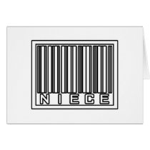 Barcode Niece cards
