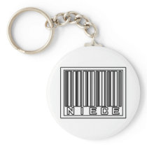Barcode Niece keychains