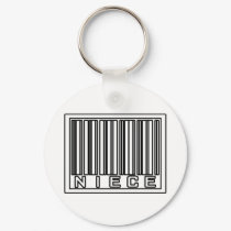 Barcode Niece keychains