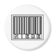 Barcode Niece magnets