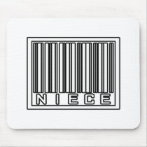 Barcode Niece mousepads by Niece_Shirts Barcode Niece mousepads