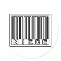 Barcode Niece stickers