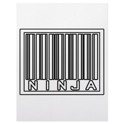 Barcode Ninja Custom Letterhead by Funny_MoFo_Shirts