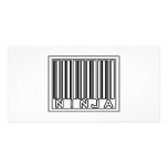 Barcode Ninja Personalized Photo Card